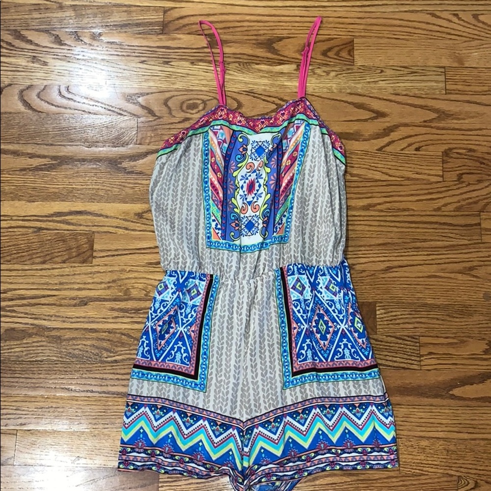 Patterned Romper